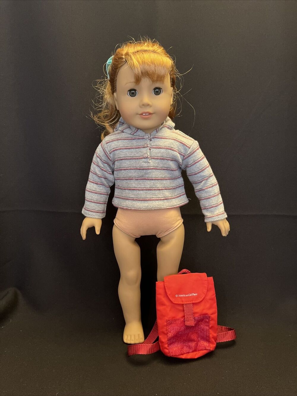 American Girl School Day Outfit Sweatshirt Hoodie & Backpack Daypack-No Doll